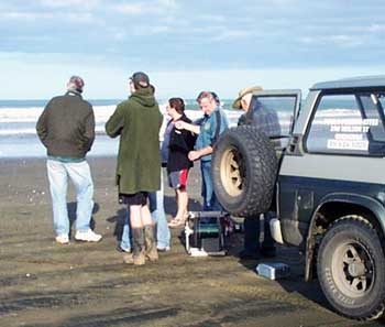 4WD Vehicles on Muriwai Beach