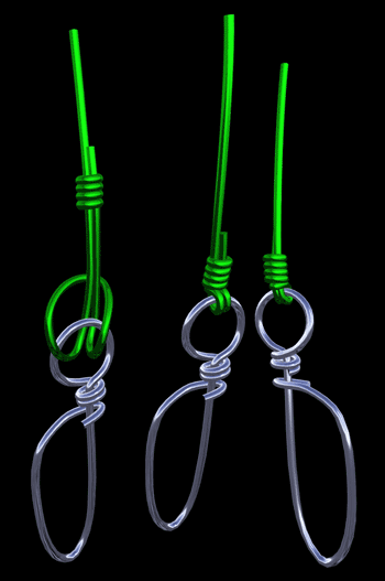 Knot Tying Illustration-Uni Knot