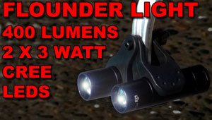 400 Lumen 6 Watt Cree LED flounder light