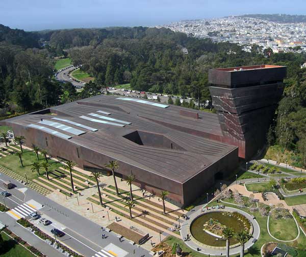 Kite aerial photography de Young Museum