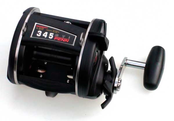 Penn 345 GTI Super Level Wind 5/0 Graphite Reel 