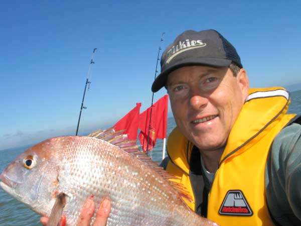 Snapper caught outside Whangarei Heads