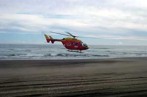Helicopter needed to fly Non-fatal SUV rollover accident victim to hospital